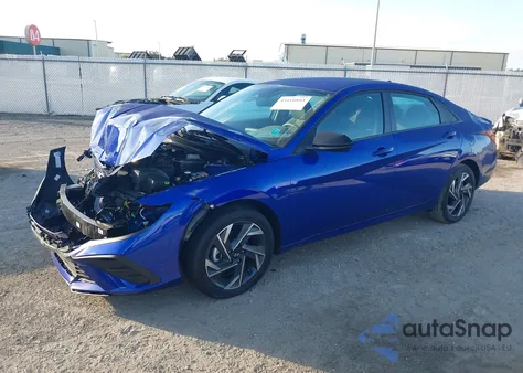 2025 Hyundai Elantra Sel Sport from USA, damaged, VIN KMHLM4DG3SU080403